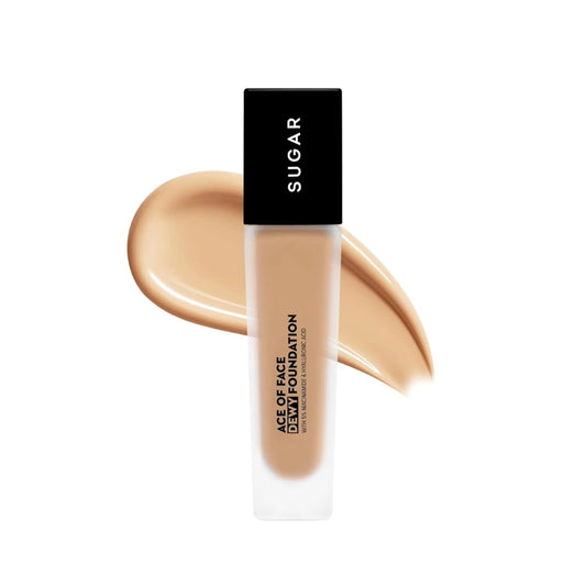 SUGAR Cosmetics Ace Of Face Dewy Foundation with 5% Niacinamide & Hyaluronic Acid | Lasts upto 18hrs |