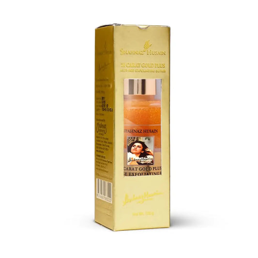 Shahnaz Husain 24 Carat Gold Anti Age Exfoliating Scrub, 100g, Golden