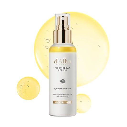 d'alba Piedmont Italian White Truffle Spray Serum, Vegan Skin Care, Hydrating Face Moisturizer, Glow Serum for Radiant Skin, Non Comedogenic, All In One..