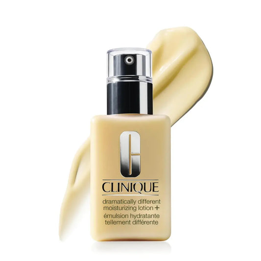 Clinique Dramatically Different Moisturizing Lotion+ | Hydrating Face Moisturizer With Glycerin and Urea | Strengthens Skin Barrier | Step 3 in 3-Step Skin Care Routine, 125ml