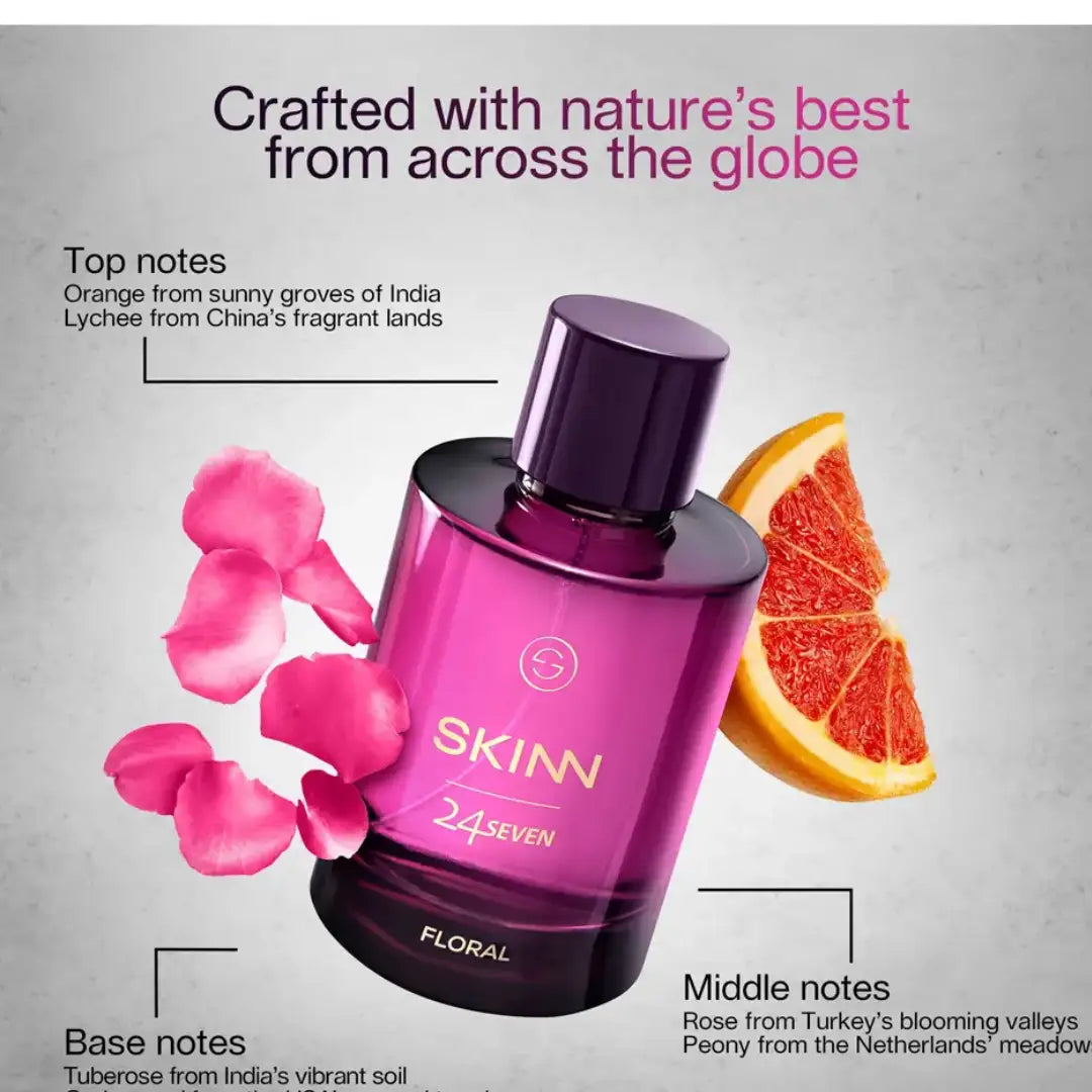 Skinn by Titan Floral 24Seven Perfume (100ML)