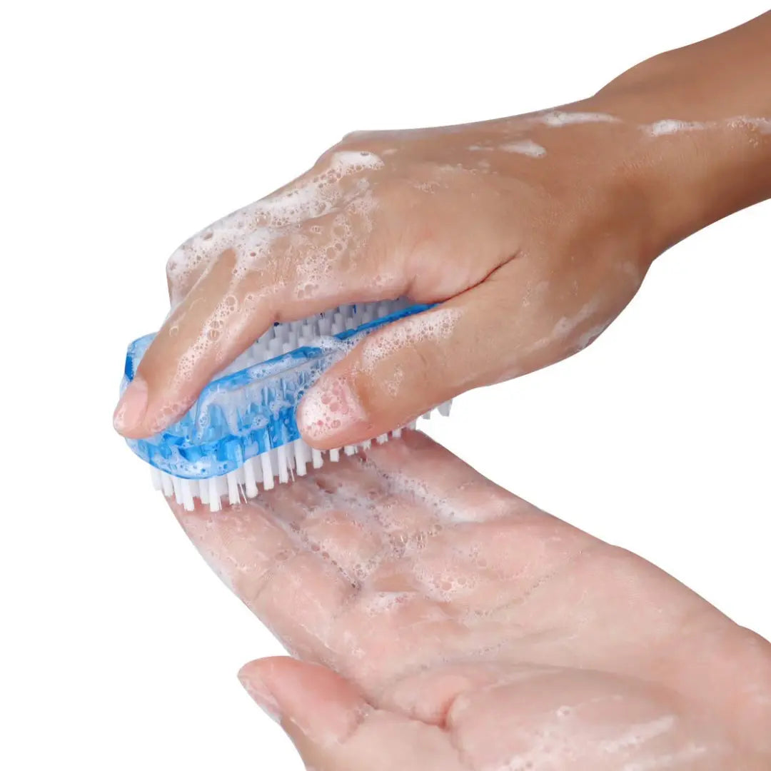 MEPOINT Nail Brush Two Sided Hand Fingernail Cleaner Pedicure Scrub Foot Brushes Toes Cleaning Tool For Women