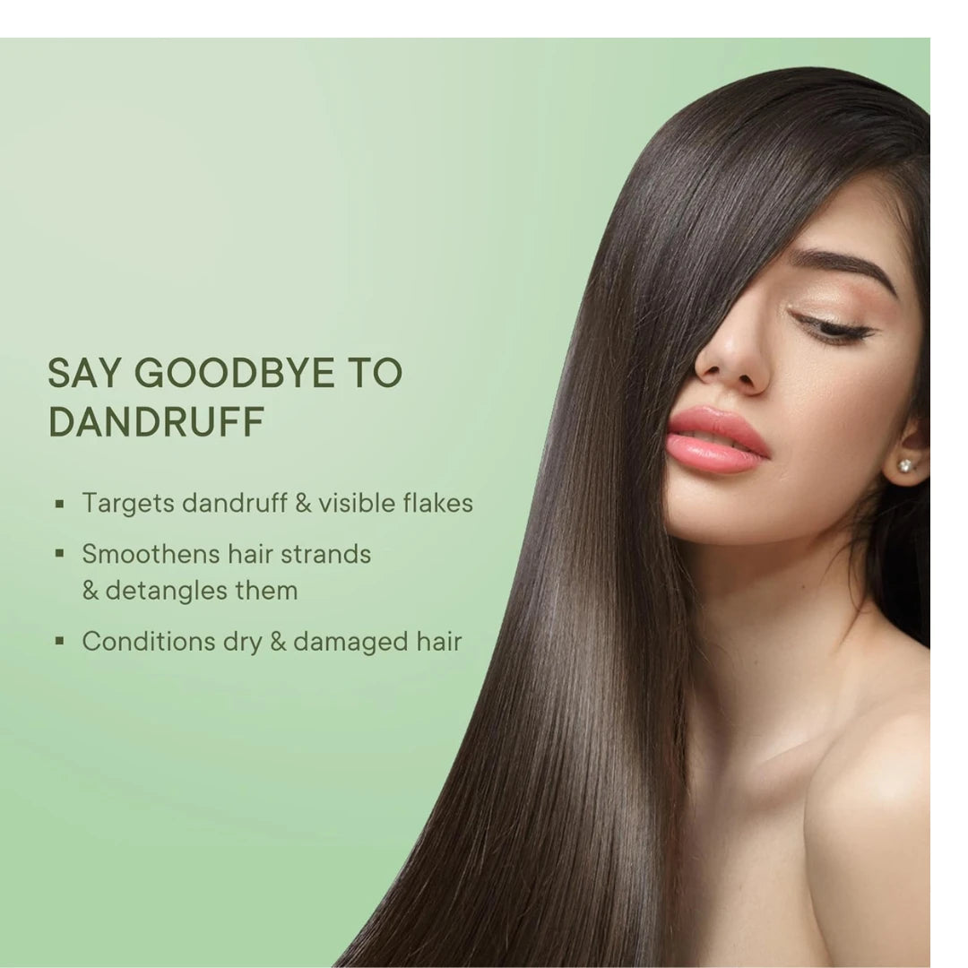 QUENCH Anti Dandruff Conditioner All With Tea Tree Extracts, Provides Deep Nourishment & Minimizes Dandruff, Leaves Hair Soft, Smooth & Silky, Made In Korea (180Ml), 1 Count