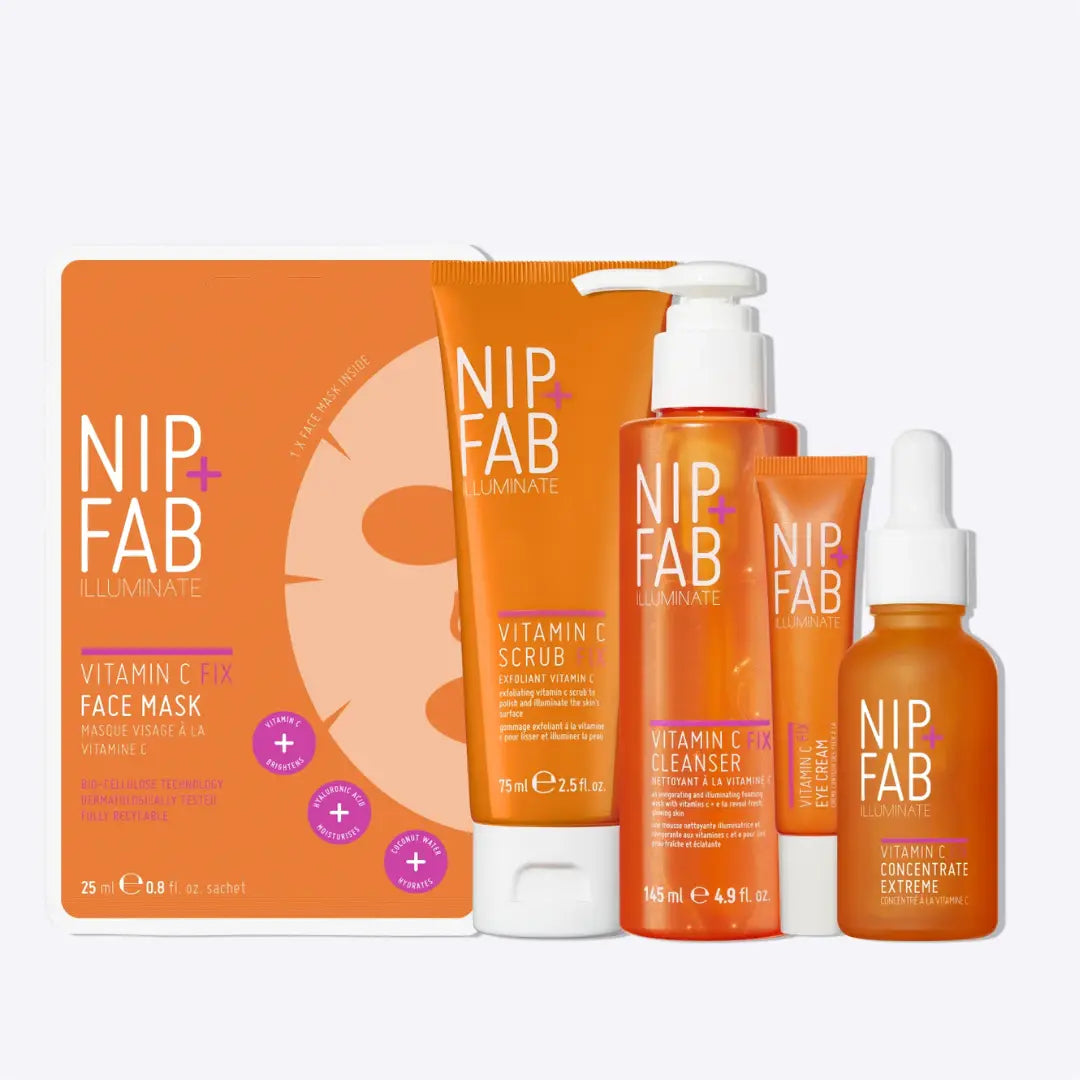 Nip + Fab Illuminate Vitamin C Fix 3 Piece Give The Glow Kit