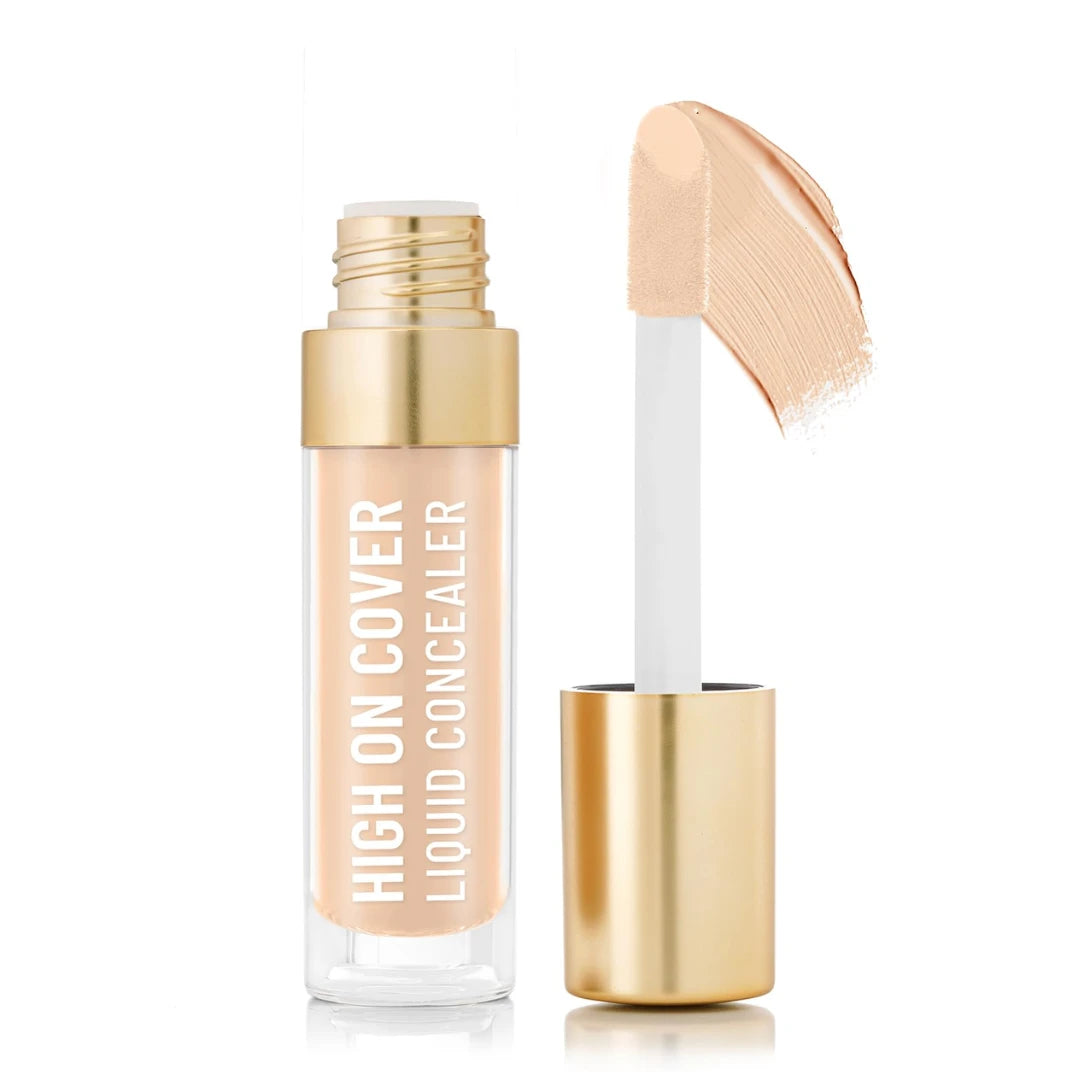 SWISS BEAUTY Select High On Cover Liquid Concealer With No-Crease Formula | Matte Finish Full Coverage All Skin Type | Enriched With Vitamin E| Shade- 3.5 Dusky To Deep, 5.5Ml |, 1 Count