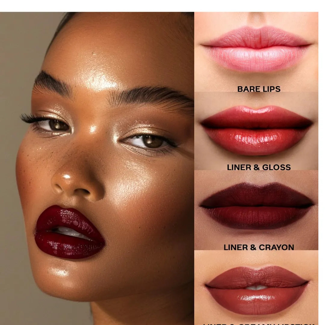 FACES CANADA Ultime Pro Lip Definer - Wine 14, 0.35g | Rich & Creamy Texture | Matte Finish | Fuller & Brighter Lips | Easily Blendable | Highly Pigmented | Waterproof & Smudgeproof