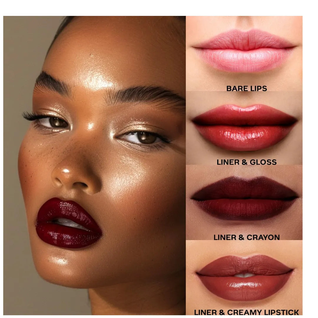 FACES CANADA Ultime Pro Lip Definer - Red, 0.35g | Rich & Creamy Texture | Matte Finish | Fuller & Brighter Lips | Easily Blendable | Highly Pigmented | Waterproof & Smudgeproof