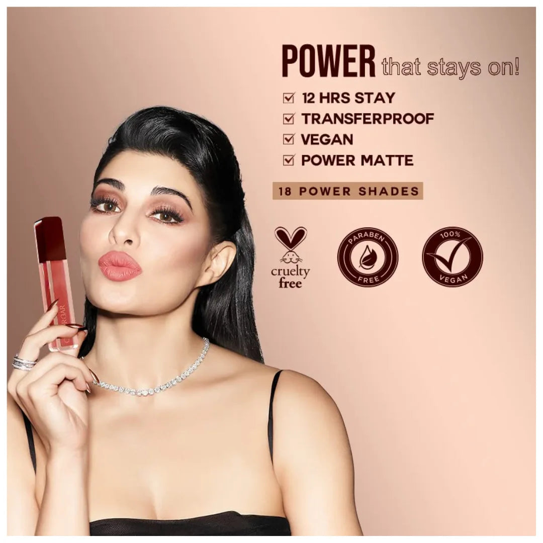 Colorbar PowerKiss Vegan Matte Lipcolor - handcuff