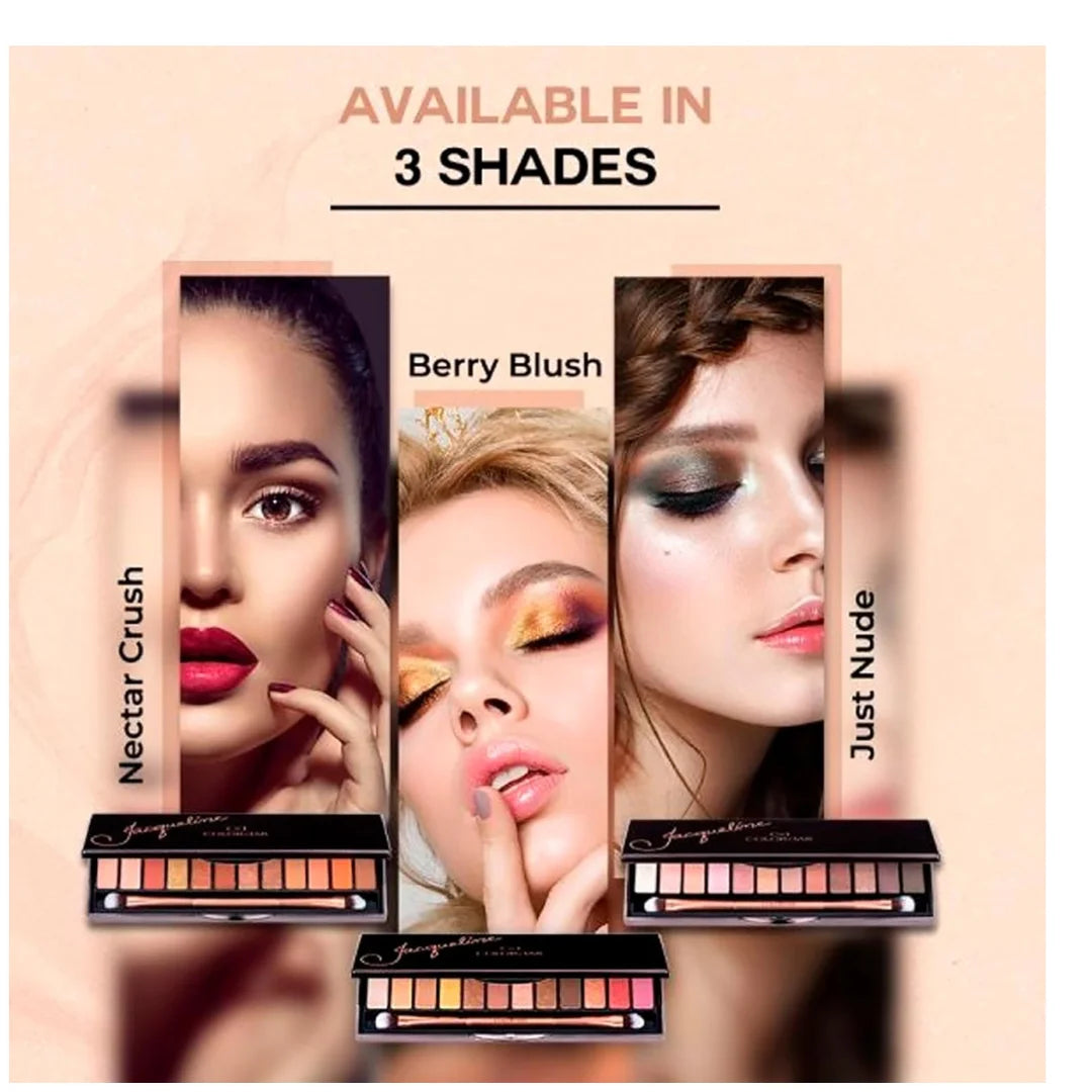 Colorbar Pro 12 in 1 Eyeshadow Palette, Just Nude