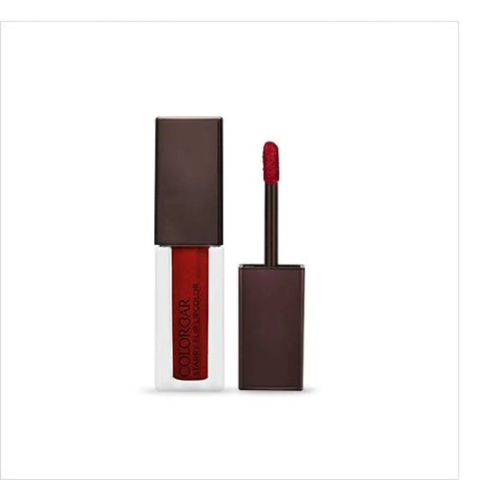Colorbar Starry Flip Matte Lipcolor Hot As Hell-001 | Long lasting & Lightweight | Suitable for all skin types | Smooth texture | Pigment rich formula