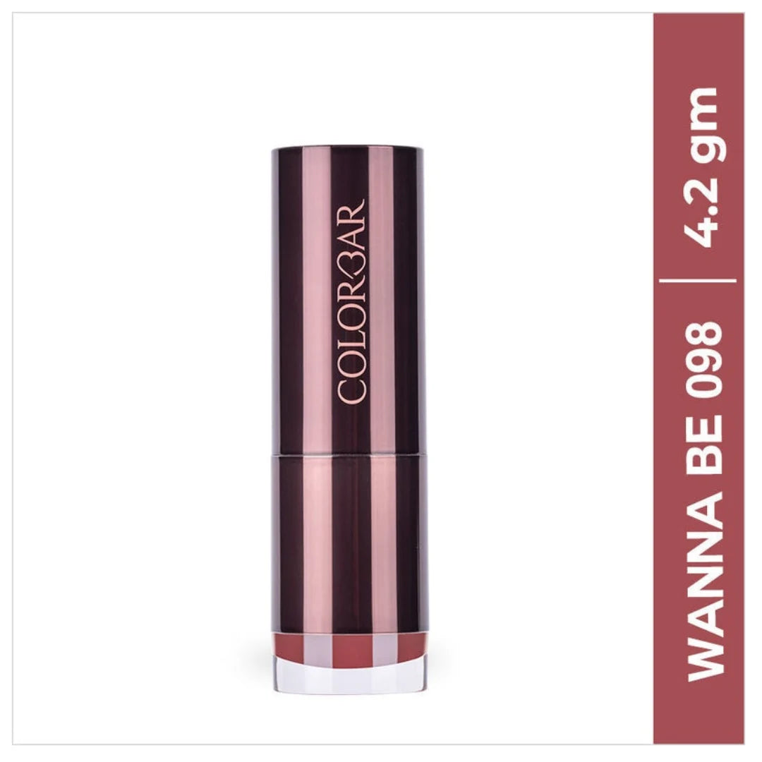 Colorbar Velvet Matte Lipstick, 4.2g | Creamy matte finish | High Pigmented Formula | Lasts upto 5 Hours | Smudgeproof