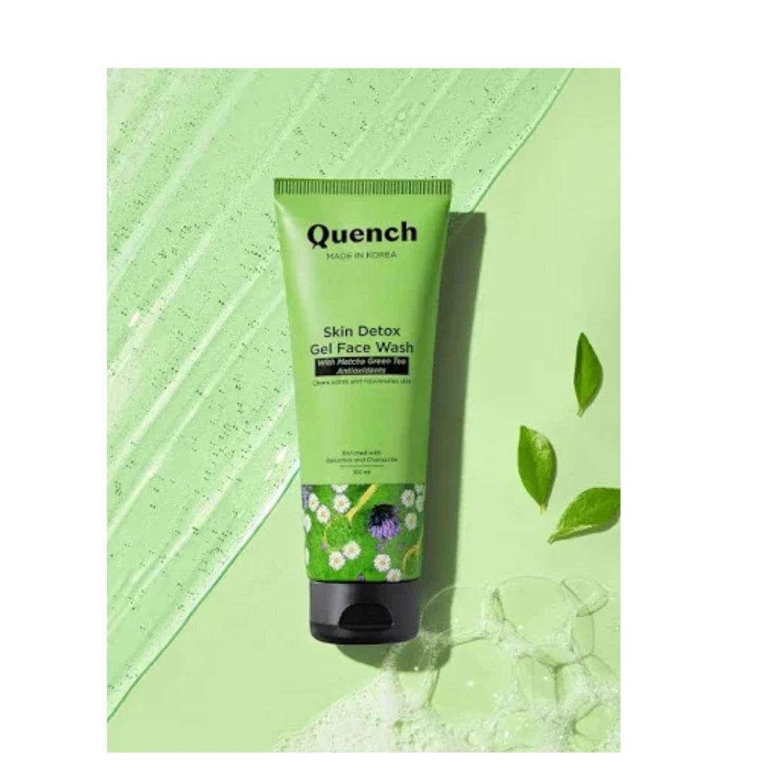 Skin Detox Gel Face Wash with Matcha Green Tea Anti-Oxidants - 100 ML