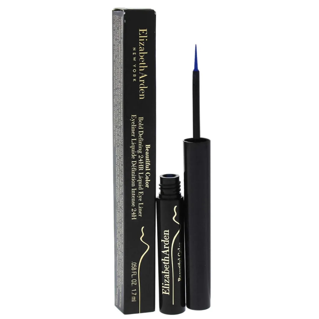 Elizabeth Arden Beautiful Color Bold Defining 24HR Liquid Eye Liner - 03 Electric Blue for Women