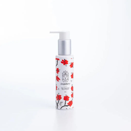 Show Stopper Hibiscus & Soap Berry Hair Cleanser with Bhringraj, Nirgundi & Ketaki | Volumizing Shampoo for Hair Fall Control | Reetha Targets Dandruff & Detoxifies Scalp | 100 ml