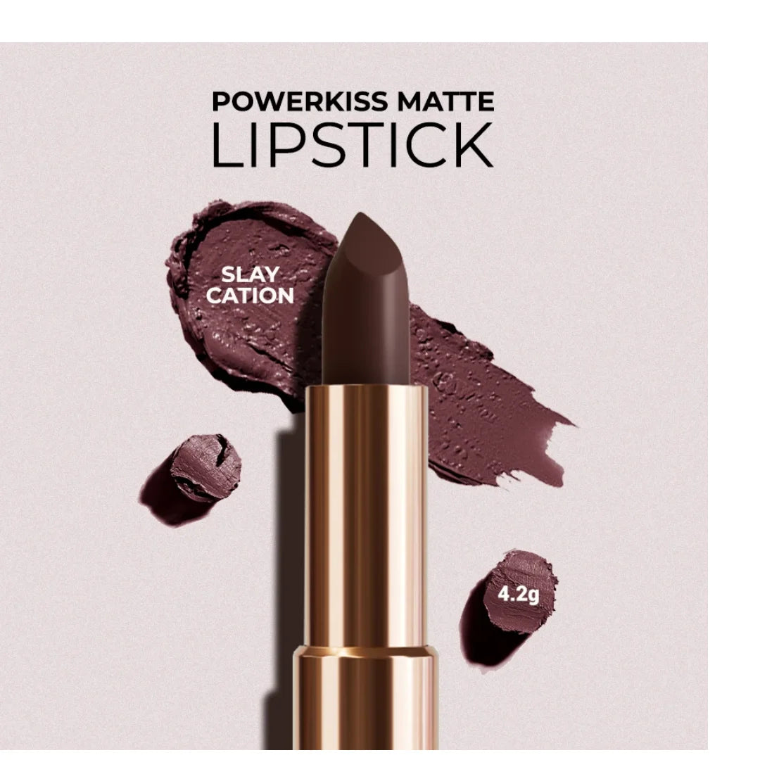 COLORBAR Powerkiss Matte Lipstick Magic 02 (4.2g)  (Magic, 4.2 g)