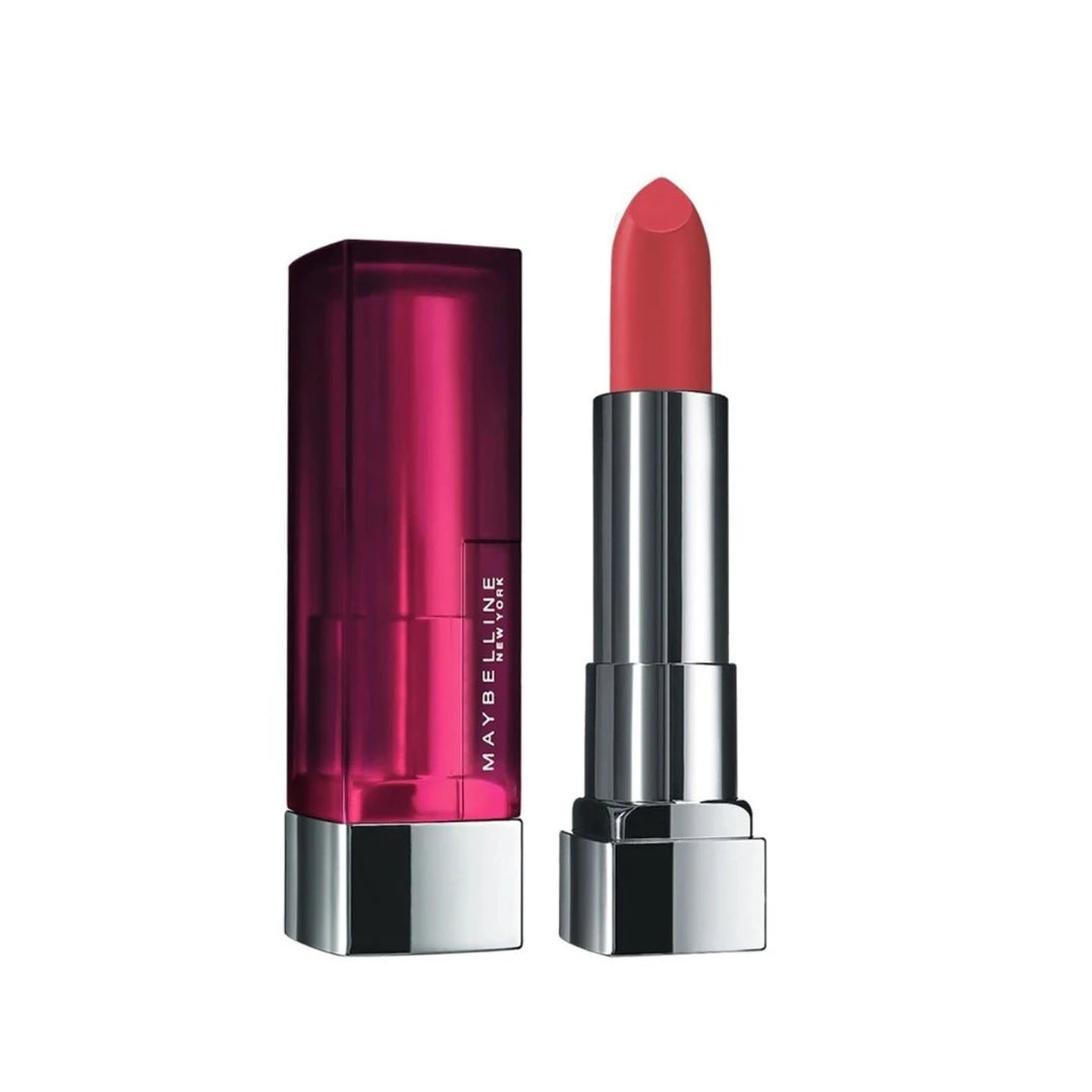 Maybelline New York Color Sensational Creamy Matte Lipstick lasts up to 12 Hours, Hydrate Lips, Rich Creamy Lipstick with Shea Butter, Available in 42 different Shades - 807 Dried Rose, 3.9g