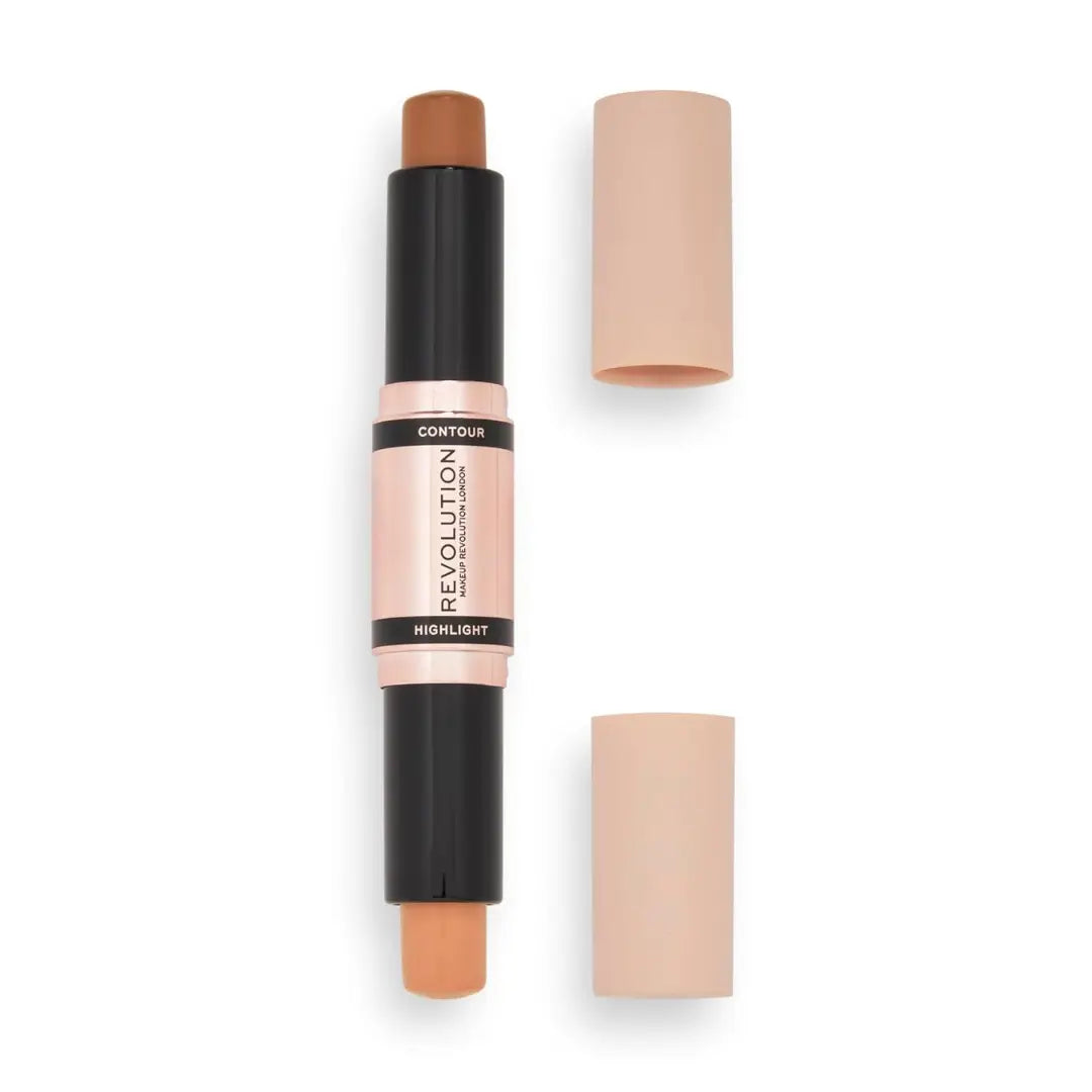 Revolution Fast Base Contour Stick Medium For Face Shaping, Long Lasting & Waterproof Contour Sticks Kit for Non-greasy Face Makeup (Medium) Paraben & Cruelty Free-4.8g
