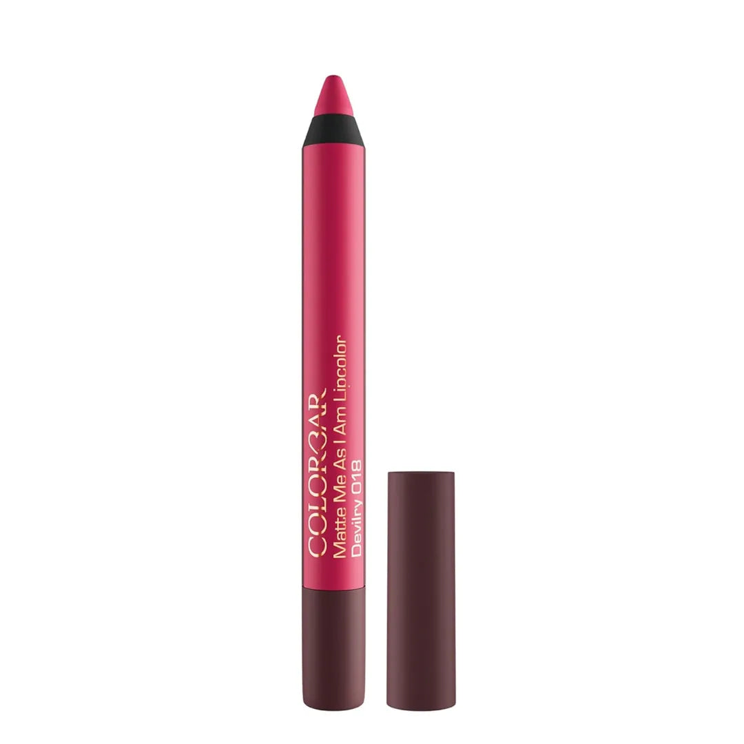 Colorbar Matte me as I am Lipcolor-trick003, 2.8 g | Moisturize and condition lips| Long Lasting| Waterproof and Smudge-proof