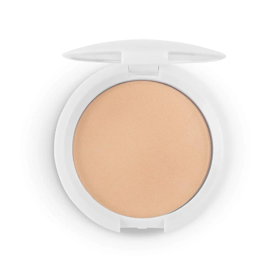 Colorbar Radiant White UV Compact Powder, Just Beige 9g | Lightweight | Nourishing | Enriched with Vitamin E and Vitamin C | SPF 18