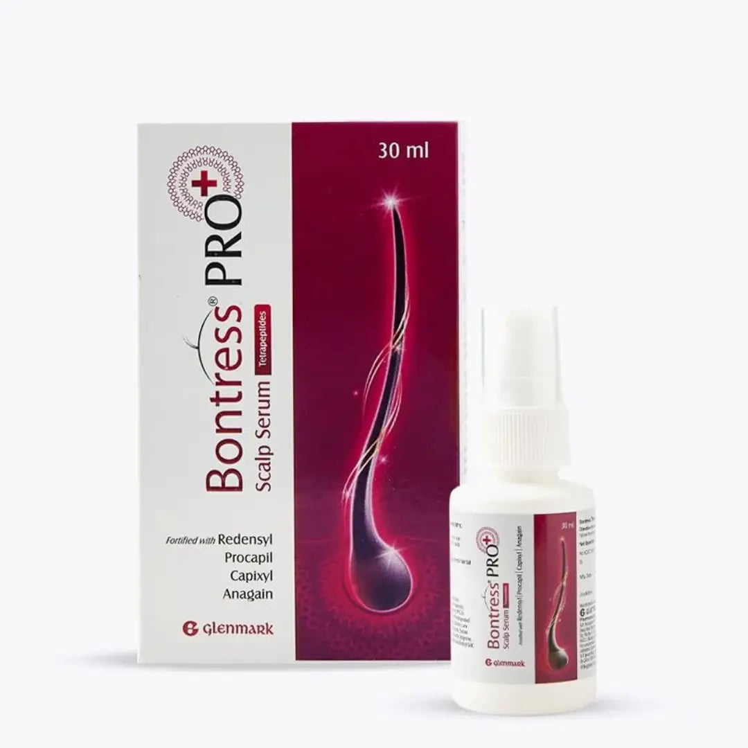 Bontress PRO+ Scalp Serum Fortified with Redensyl, Anagain, Capixyl,Procapil | Hair Serum for Hair Growth & Hair Fall 30ml