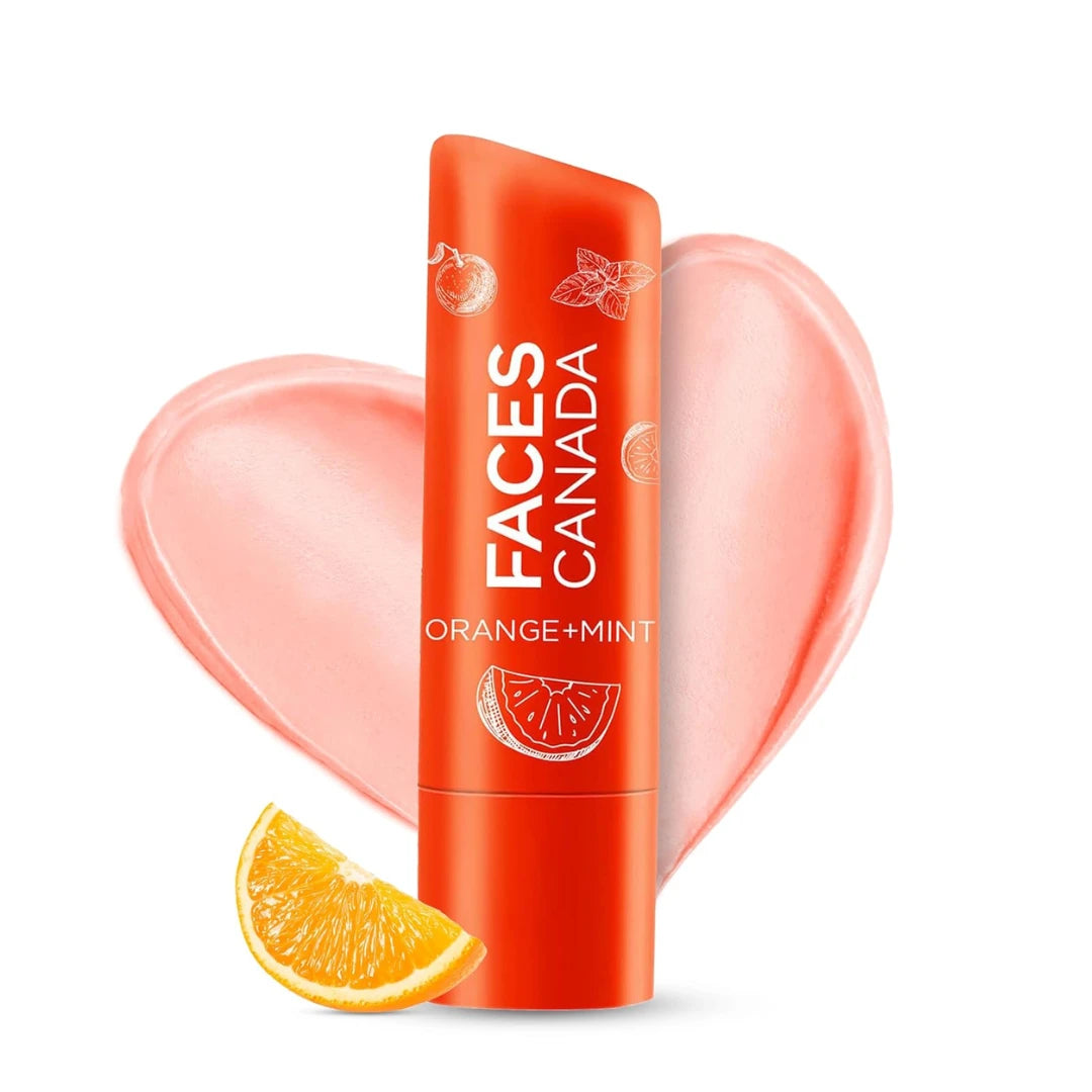 FACESCANADA Color Lip Balm , 4.5g | Red Tint | 12HR Moisture | SPF 15 | Shea Butter, Vitamin C & E Enriched | Hydrating & Nourishing For Dry Chapped Lips | Softens Lips pack of 1