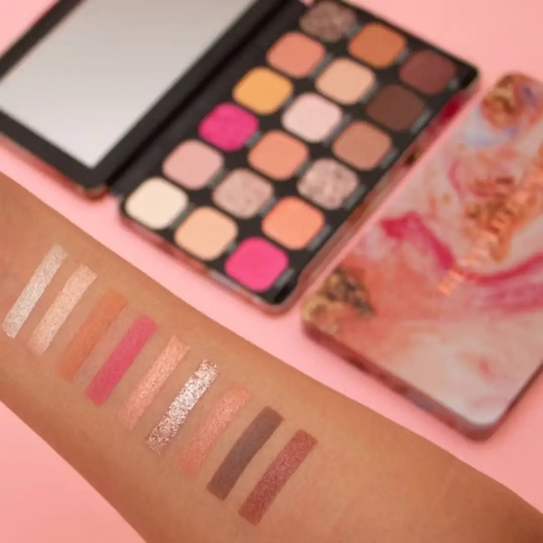 Makeup Revolution Forever Flawless Eyeshadow Palette - Affinity - 0.03oz: Brightening, Pressed Powder