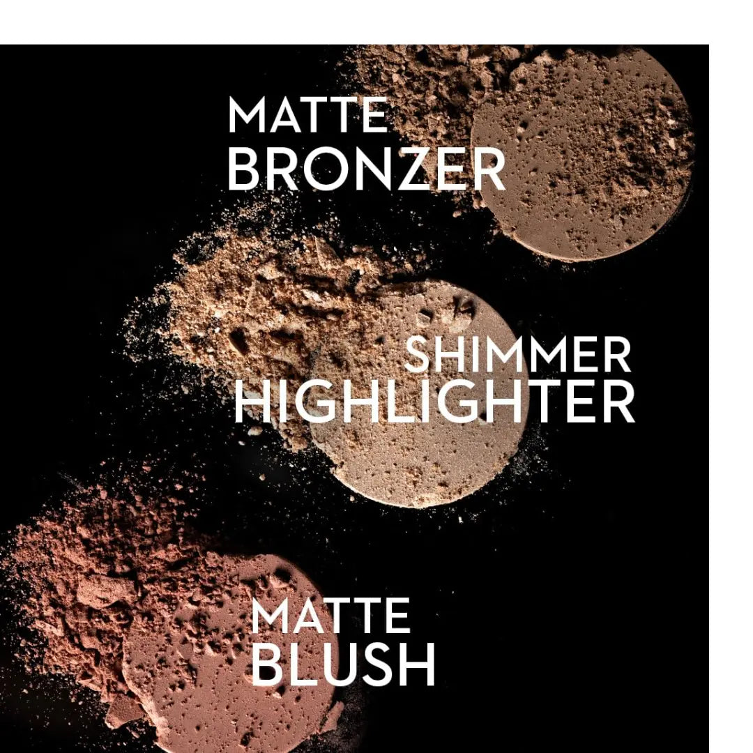 SUGAR Cosmetics Contour De Force Face Palette for Makeup | Includes Matte Bronzer, Highlighter & Blush | Makeup Palette with Built-in Mirror