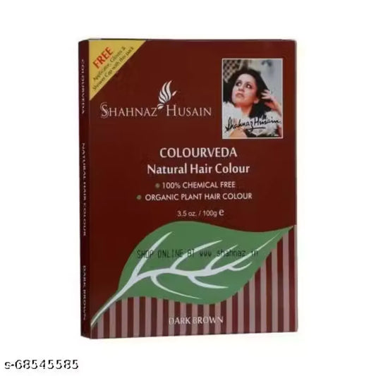 Shahnaz Husain Colorveda Dark Brown, 100g , Dark Brown