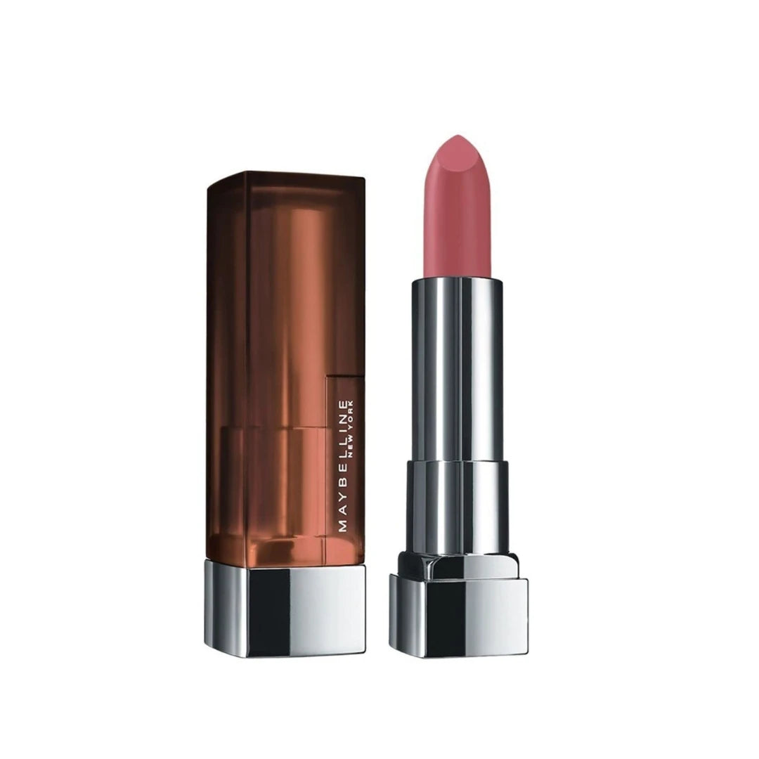 Maybelline New York Color Sensational Creamy Matte Lipstick lasts up to 12 Hours, Hydrate Lips, Rich Creamy Lipstick with Shea Butter, Available in 42 different Shades - 807 Dried Rose, 3.9g