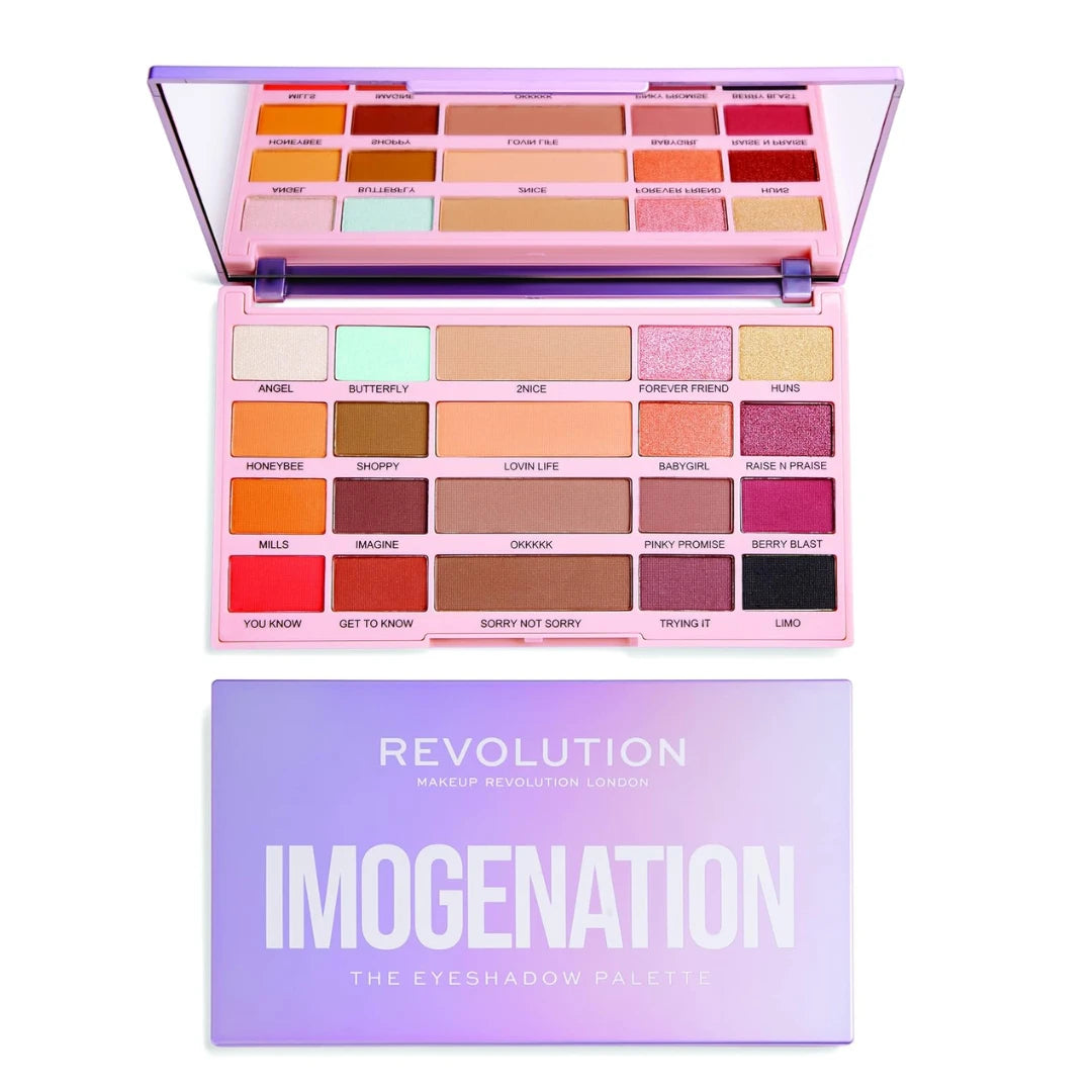 Makeup Revolution X Imogenation The Eyeshadow Palette, Multicolor, 20.8g