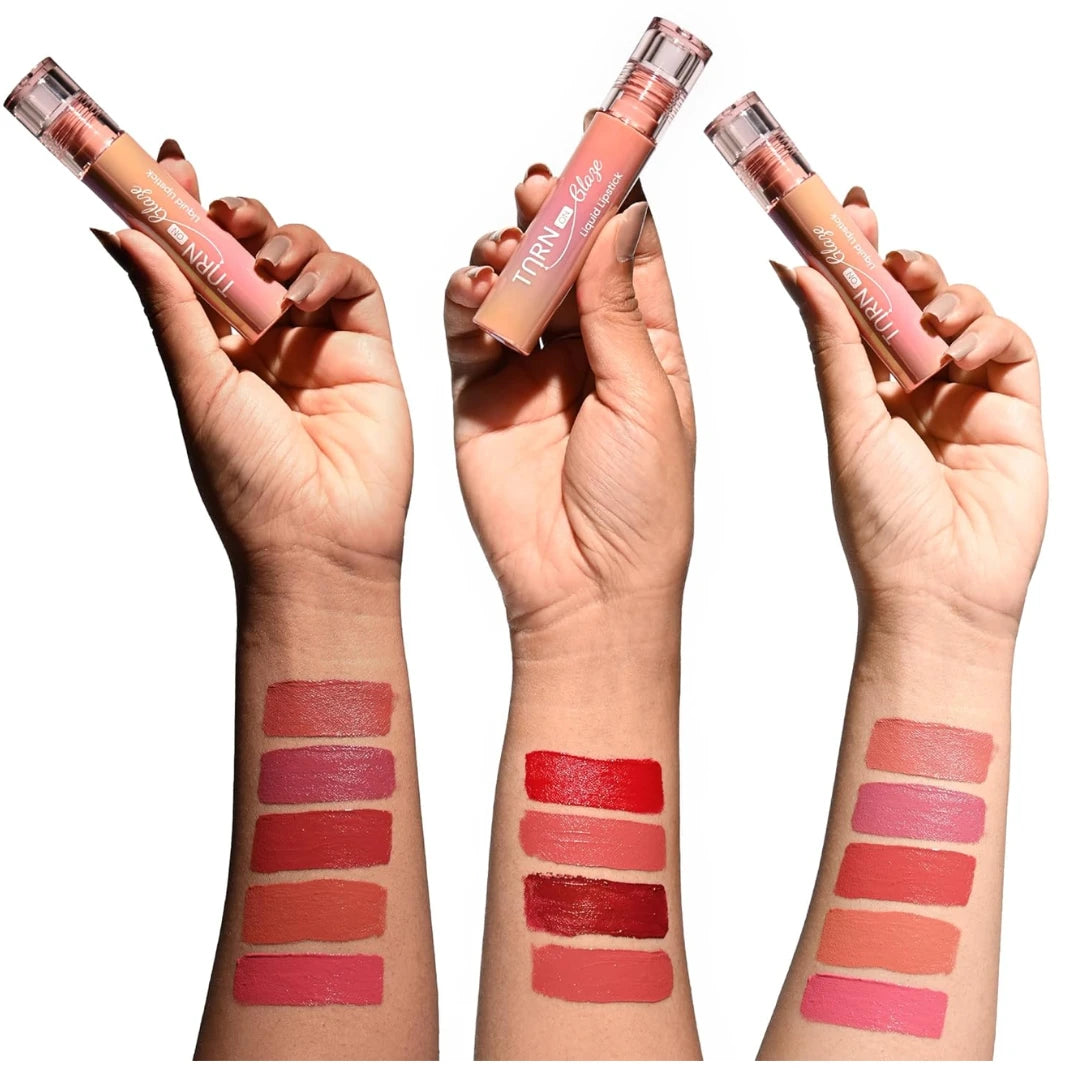 Swiss Beauty Select Turn on Glaze Liquid Lipstick| Vinyl- Like-Shine | Infused with Vitamin E and Argon Oil | Shade