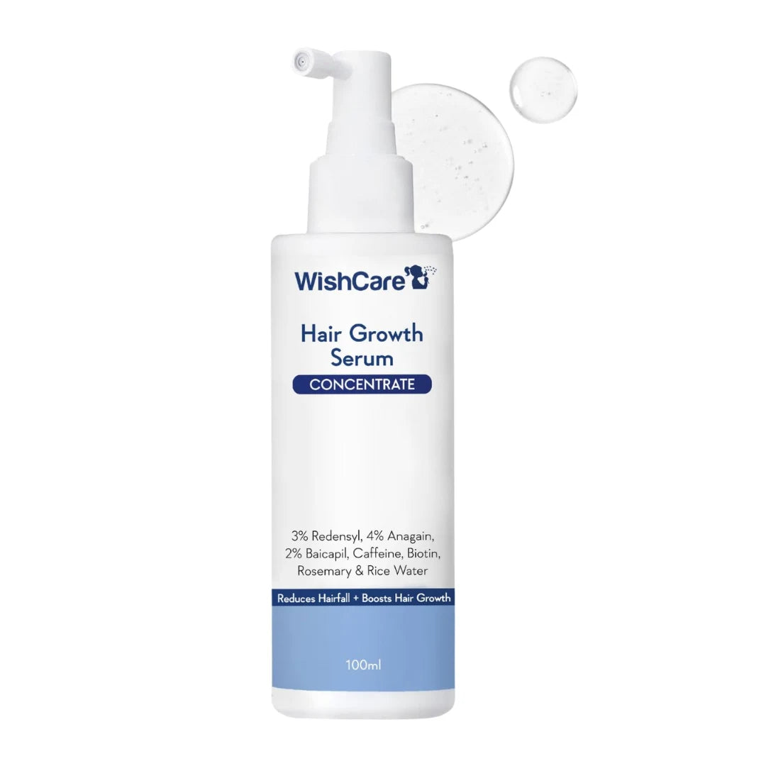 WishCare Hair Growth Serum For Scalp | 94% Saw New Hair Growth | Redensyl & Rosemary Oil | 100% Saw Hairfall Reduction | In-Vivo Tested | For Men & Women | 30ml