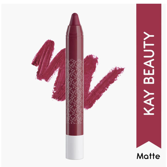 Kay Beauty MATTEinee Lip Crayon Lipstic - Climax (1.8g) (Papp Ed)