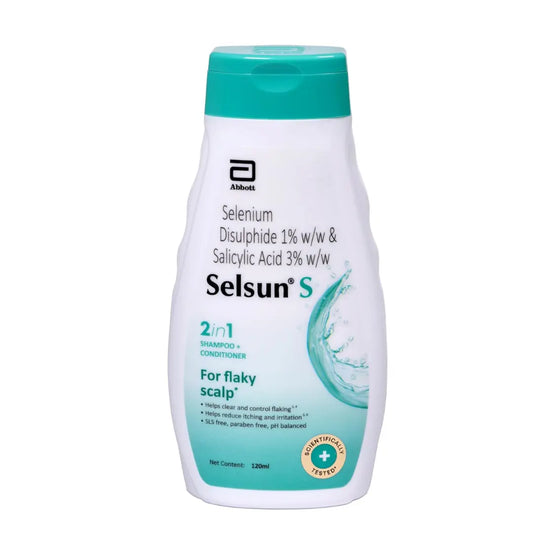 Selsun-S 2-in-1 Anti-Dandruff Shampoo + Conditioner 120ml