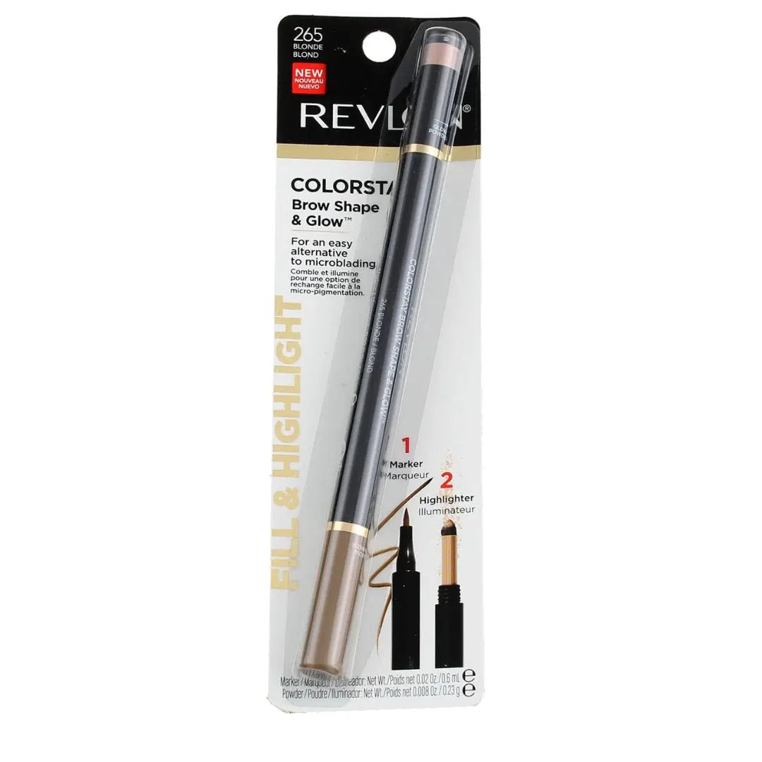 REVLON - ColorStay Shape & Glow Brow Pencil Blonde 265-0.048 oz (1.4 g)