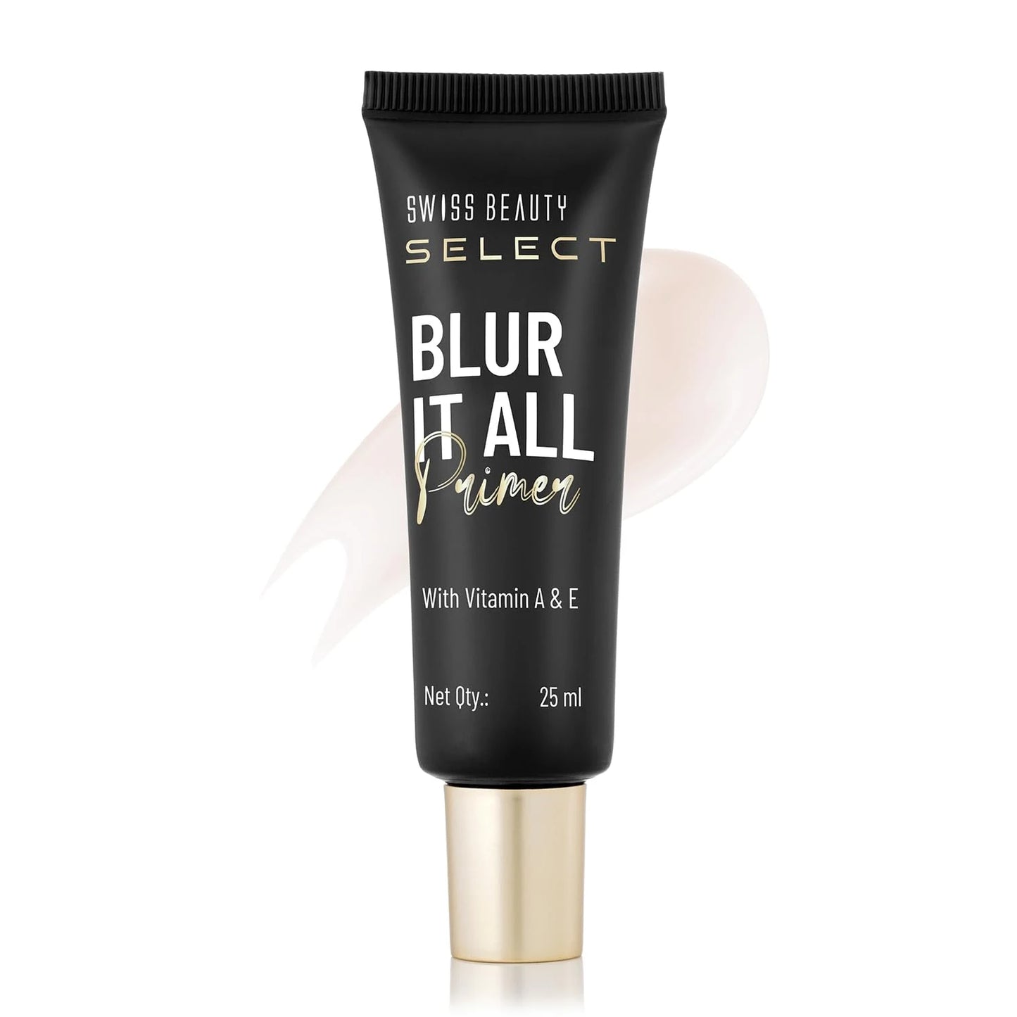 Swiss Beauty Select Blur It All Primer | Minimises Pores and Fine Lines | Infused with Vitamin E and