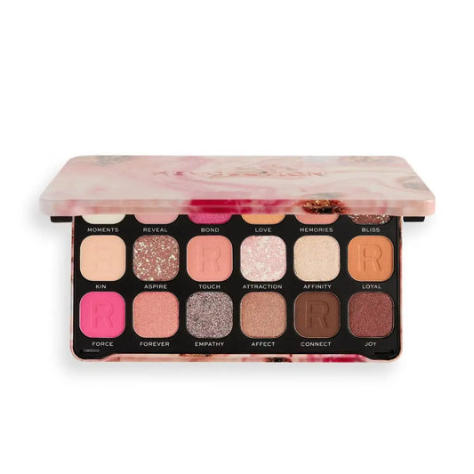 Makeup Revolution Forever Flawless Eyeshadow Palette - Affinity - 0.03oz: Brightening, Pressed Powder