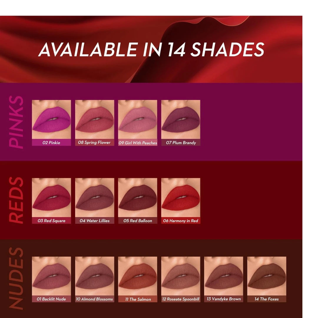 SUGAR Cosmetics Mousse Muse Lip Cream | Lasts 24+ Hrs | Creamy Mousse Lipstick | Waterproof & Smudgeproof |