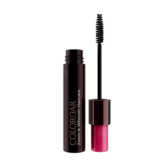 Colorbar Zoom and Whoosh mascara, Black Sin, 9 ml | Smudgeproof | Easy to use | Conditioning