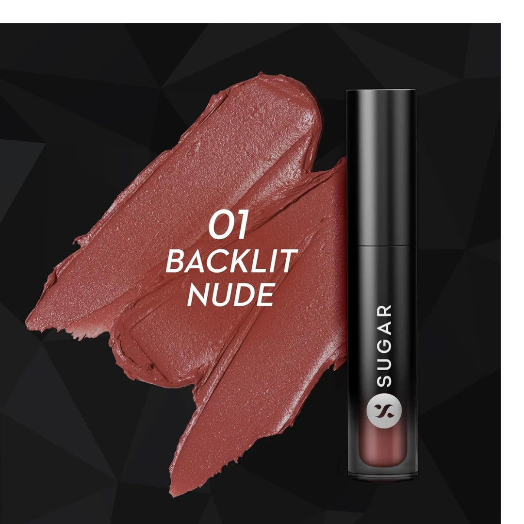 SUGAR Cosmetics Mousse Muse Lip Cream | Lasts 24+ Hrs | Creamy Mousse Lipstick | Waterproof & Smudgeproof |