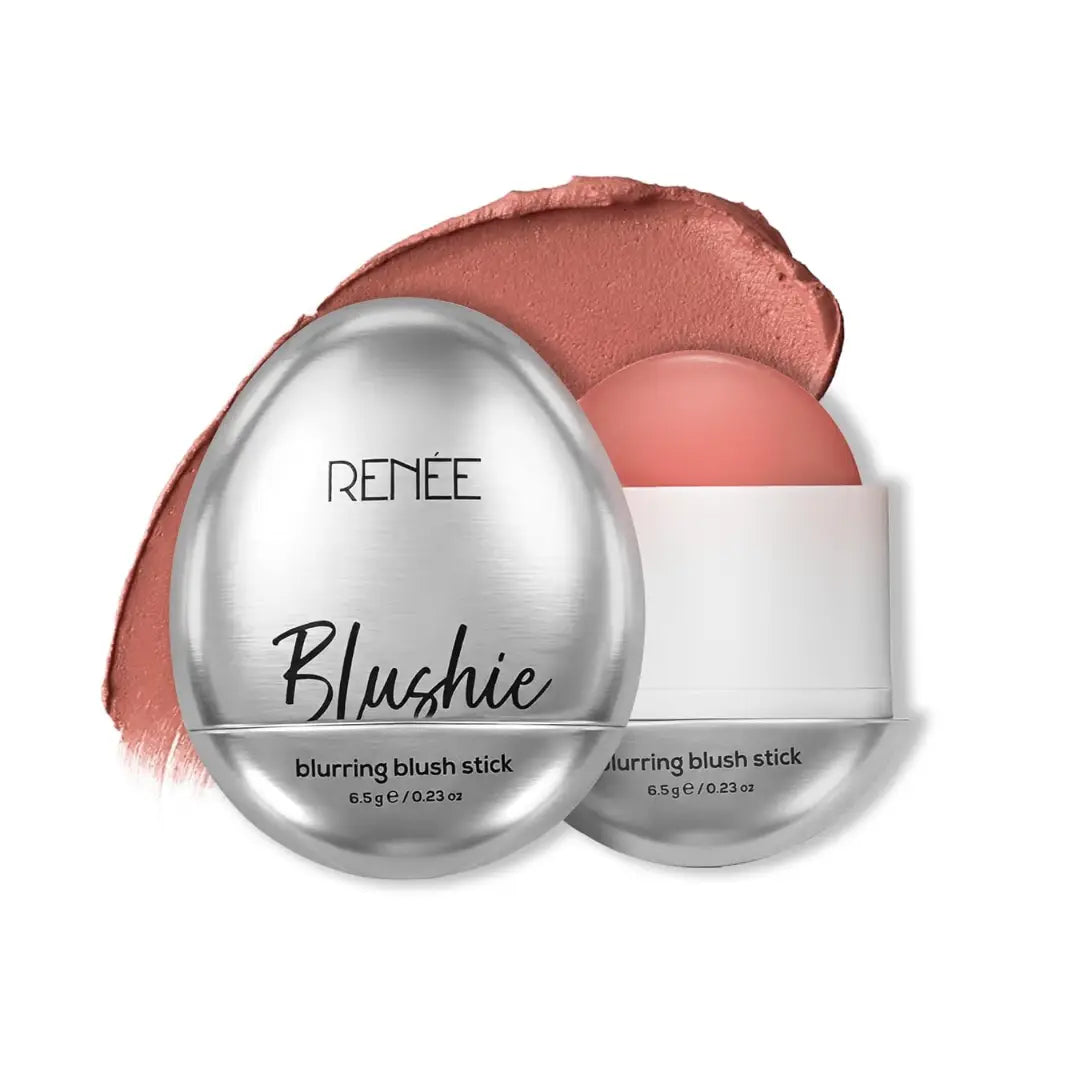 RENEE Blushie Blurring Blush Stick | Buildable Formula With Soft-Focus Matte Finish | Lightweight, Long-Lasting, Easily Blendable | With Hyaluronic Acid,...