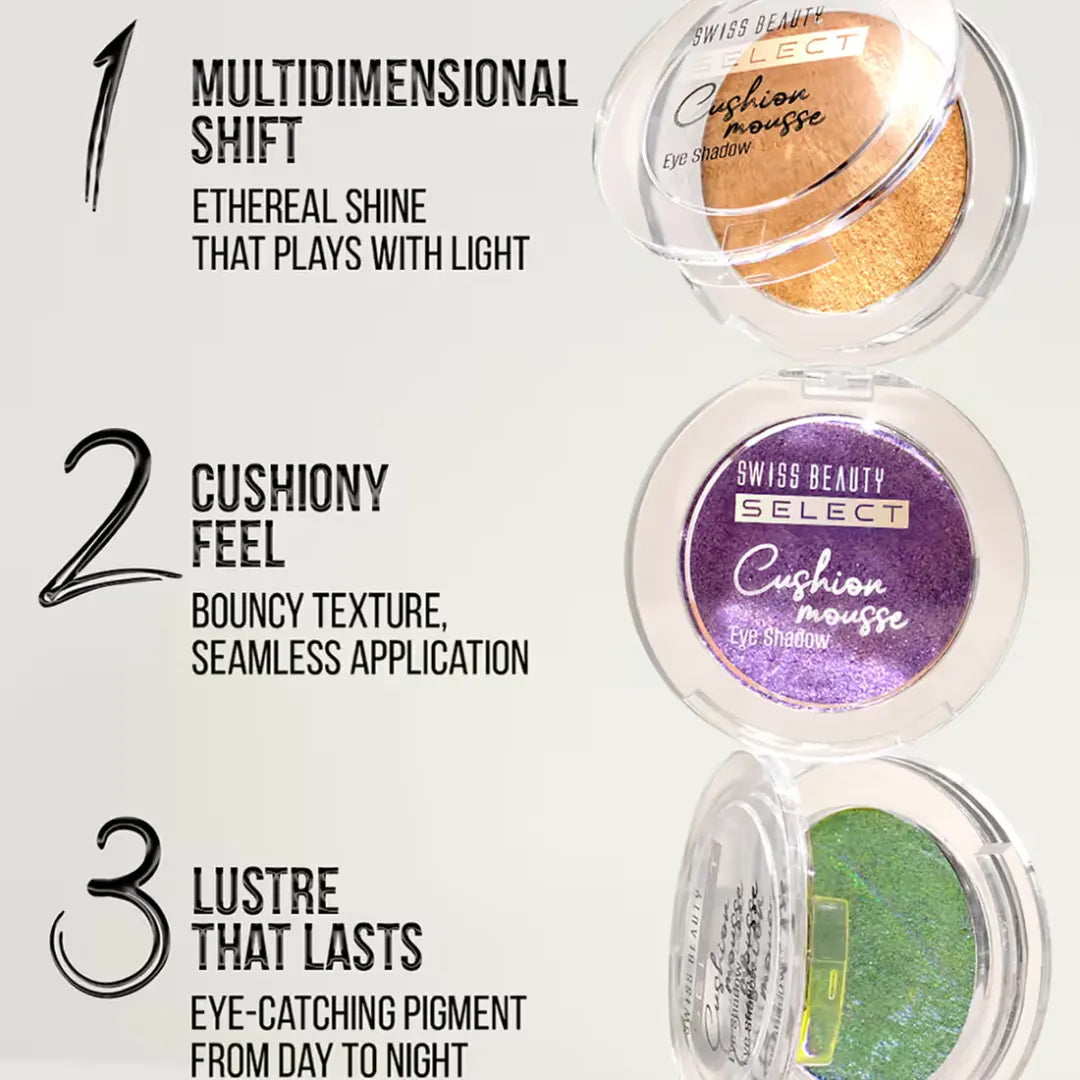 Home / makeup / eye / eye-shadow Swiss Beauty Swiss Beauty Select Cushion Mousse Eyeshadow- Star Gazer (2 g)