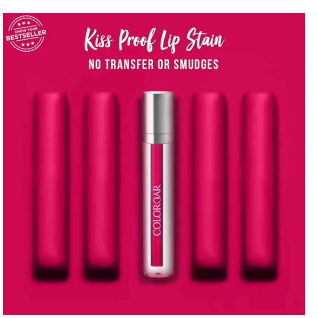 Colorbar Kiss Proof Lip Statin Matte Finish , 6.5ml | Enriched with vitamin E | Preservative free | Longlasting
