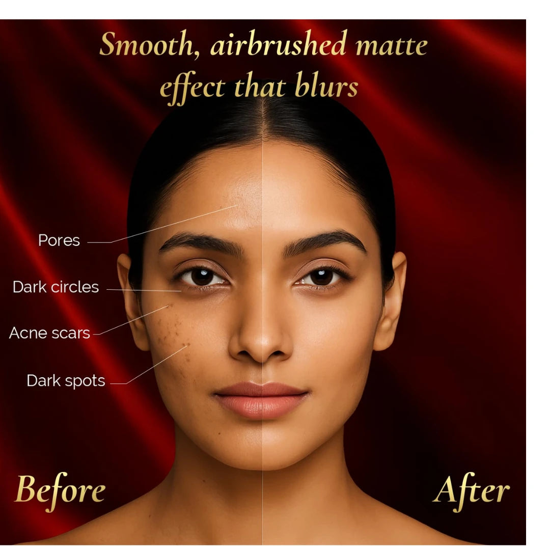 FACES CANADA 3 in 1 All Day Hydra Matte Compact Powder - Natural 03, 9g | SPF 15 | Mattifying | Controls Oil & Sweat | Hides Dark Spots & Acne Scars | Buildable Coverage | Lightweight | Blends Easil