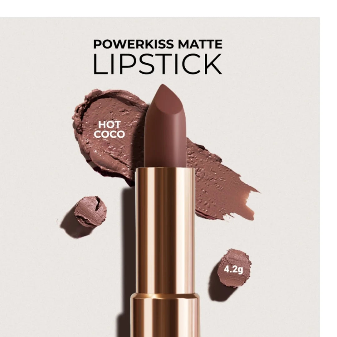 COLORBAR Powerkiss Matte Lipstick Magic 02 (4.2g)  (Magic, 4.2 g)