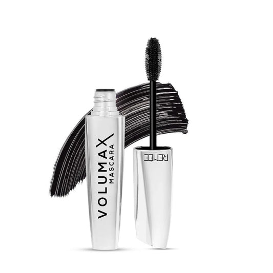 RENEE Volumax Mascara Black 10ml | Quick Dry, Waterproof, Long Lasting Weightless Formula | Volumizes, Lengthens & Conditions the Lashes With Intense Color | 360 - Degree Wand for Clump Free Application