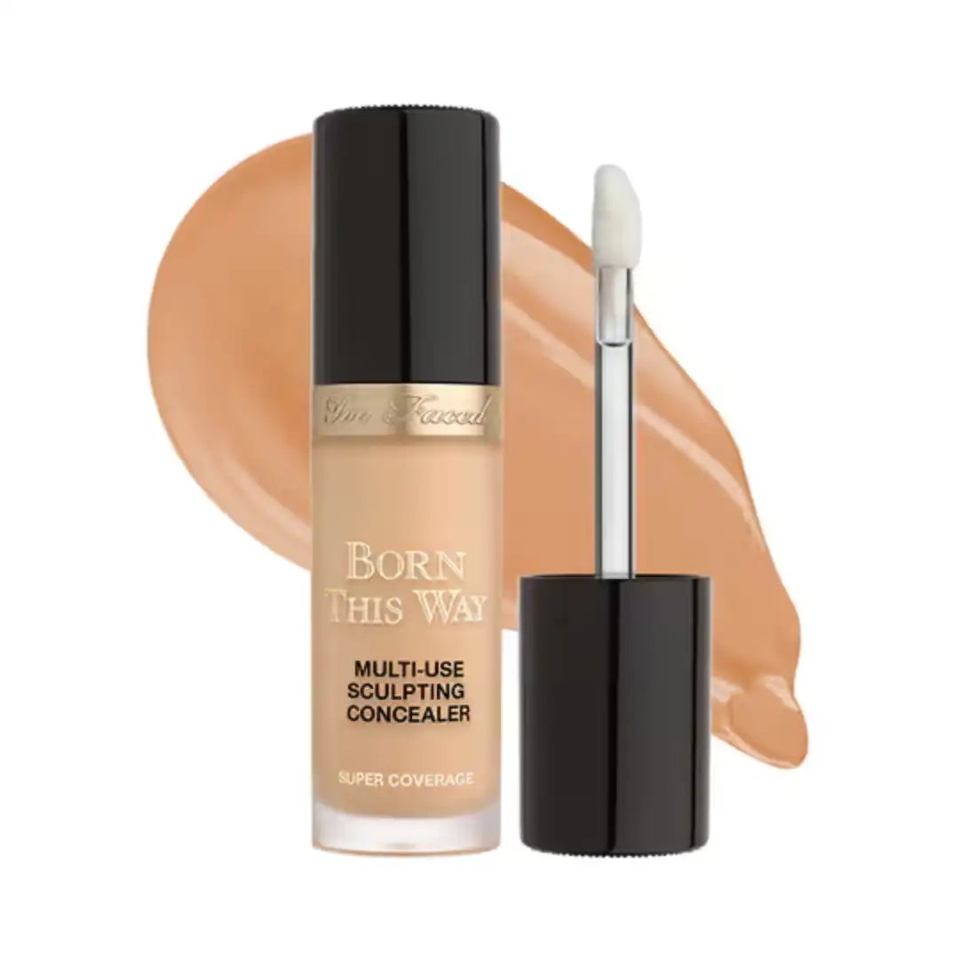 Too Faced Born This Way Super Coverage Multi-Use Concealer | Full Coverage, Non-Comedogenic, Oil Free + Long Lasting Concealer | Hyaluronic Acid, Coconut Water + Alpine Rose