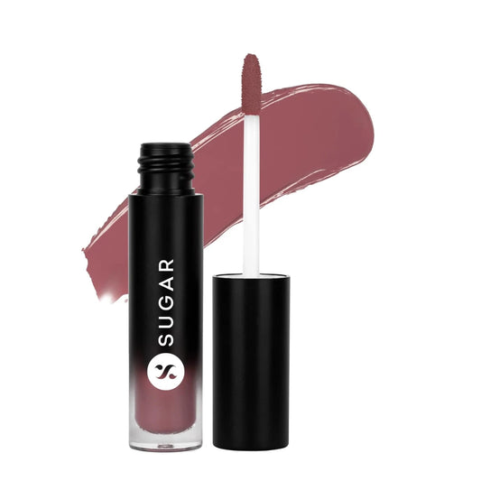 SUGAR Cosmetics Mousse Muse Lip Cream | Lasts 24+ Hrs | Creamy Mousse Lipstick | Waterproof & Smudgeproof |