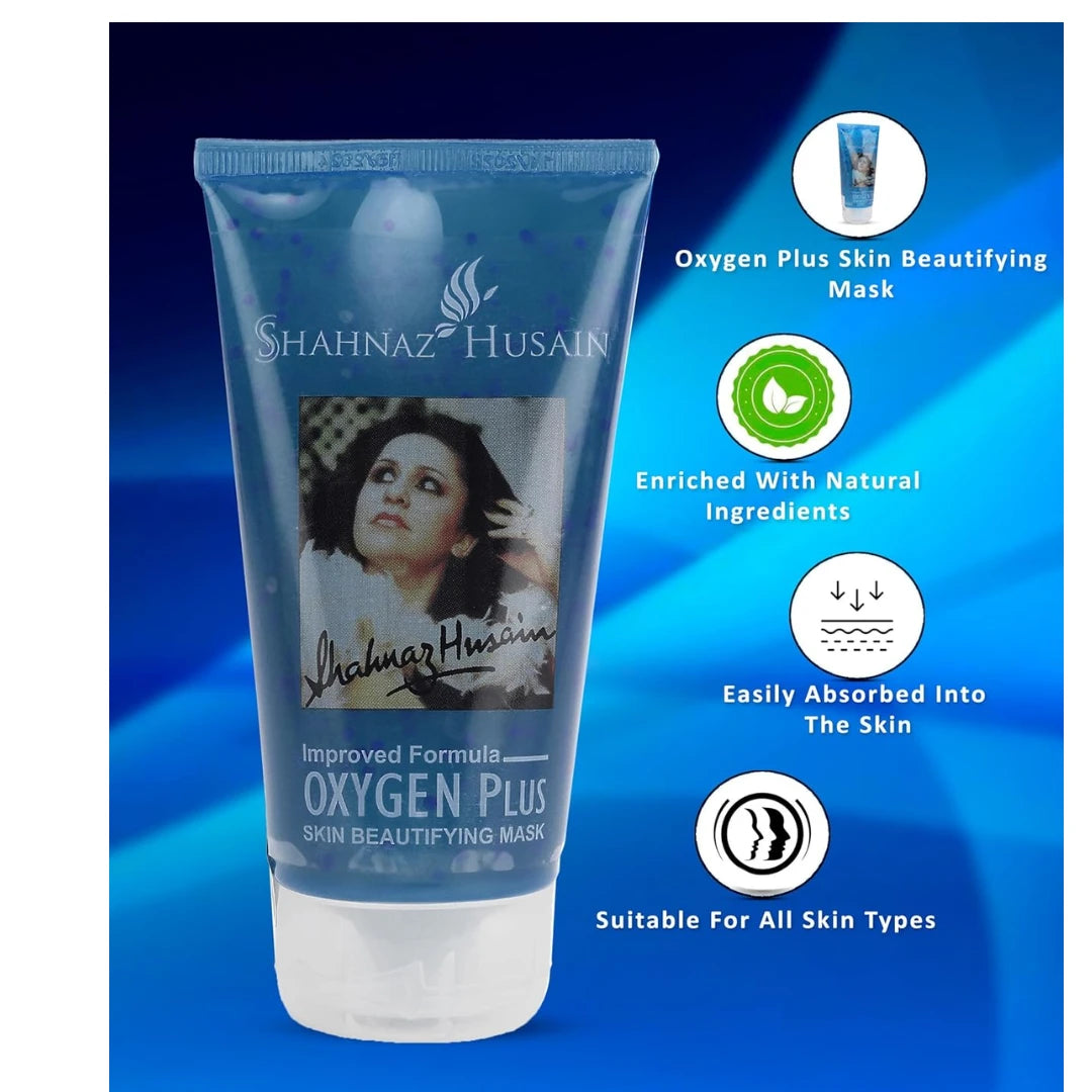 Shahnaz Husain Oxygen Plus Skin Beautifying Mask, 150gm