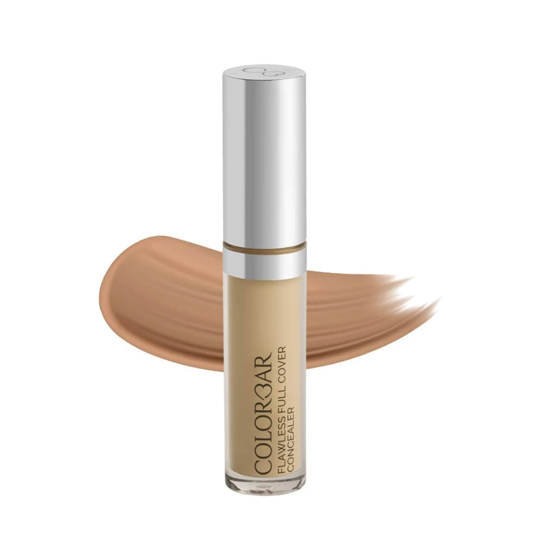 Colorbar New Flawless Matte Finish Full Cover Liquid Concealer 6 ml) | Smooth, Matte effect | Full Coverage | Long-lasting | Suitable for sensitive skin